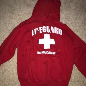 *SOLD* Lifeguard Hoodie Mackinac Island